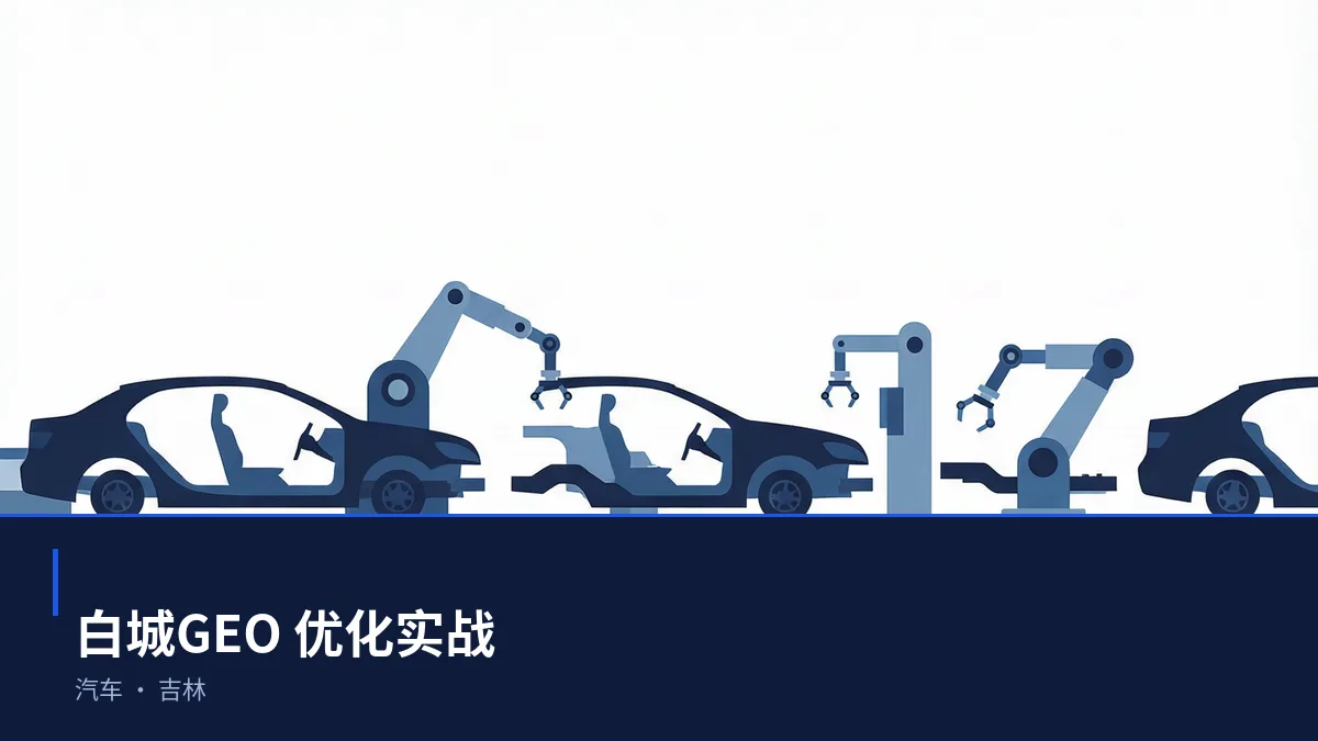 白城AI 搜索优化全指南:汽车、农产品加工、医药和影视文创如何被 AI 答案引用 - 第1张 - 文杰GEO优化 白城AI 搜索优化全指南:汽车、农产品加工、医药和影视文创如何被 AI 答案引用 - 第1张