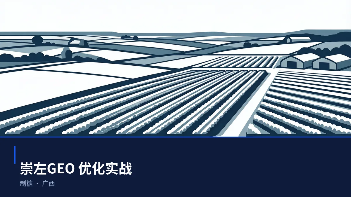 崇左GEO 优化怎么做:制糖企业的 AI 搜索可见度提升方案 - 第1张 - 文杰GEO优化 崇左GEO 优化怎么做:制糖企业的 AI 搜索可见度提升方案 - 第1张