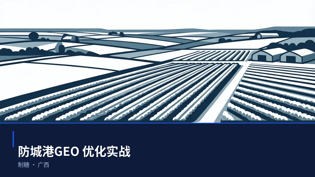 防城港AI 搜索优化全指南：制糖、机械、东盟贸易和文旅如何被 AI 答案引用 - 第1张