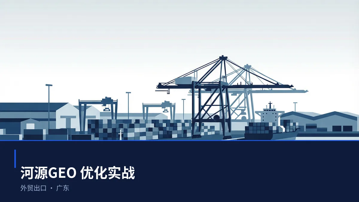 河源GEO 优化怎么做:外贸出口企业的 AI 搜索可见度提升方案 - 第1张 - 文杰GEO优化 河源GEO 优化怎么做:外贸出口企业的 AI 搜索可见度提升方案 - 第1张