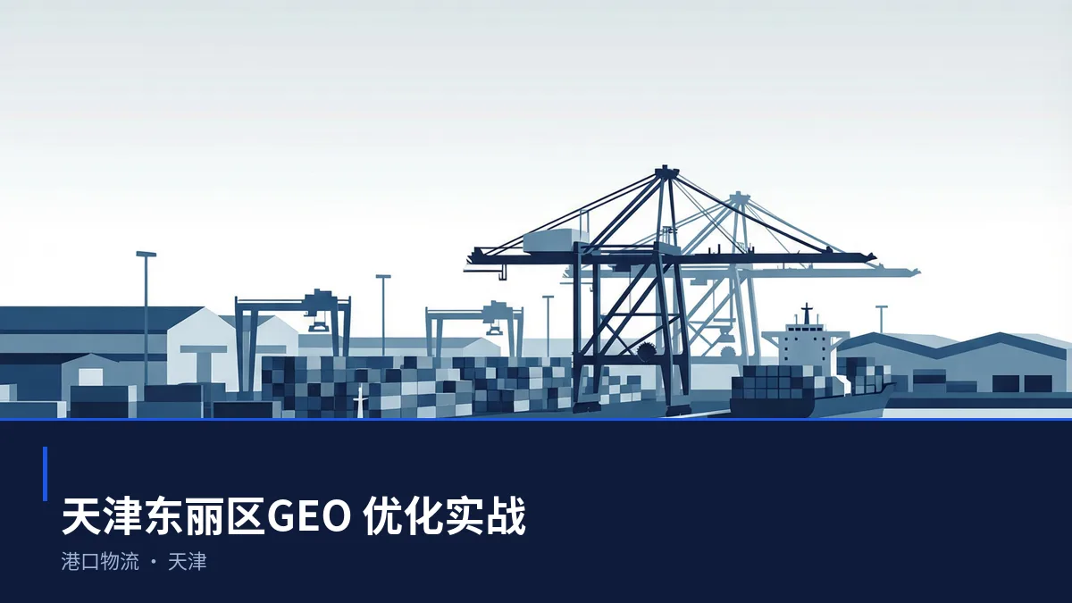 天津东丽区GEO 实操：本地港口物流、都市消费与商务服务、装备制造和化工可见度提升路径