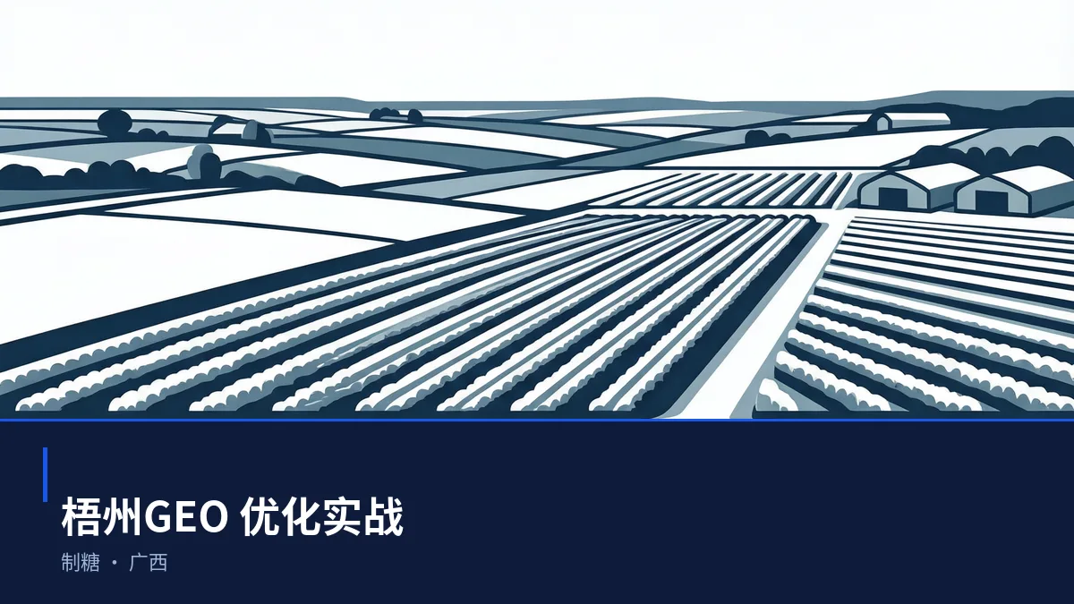 梧州生成式引擎优化(GEO):制糖行业落地路径与案例拆解 - 第1张 - 文杰GEO优化 梧州生成式引擎优化(GEO):制糖行业落地路径与案例拆解 - 第1张