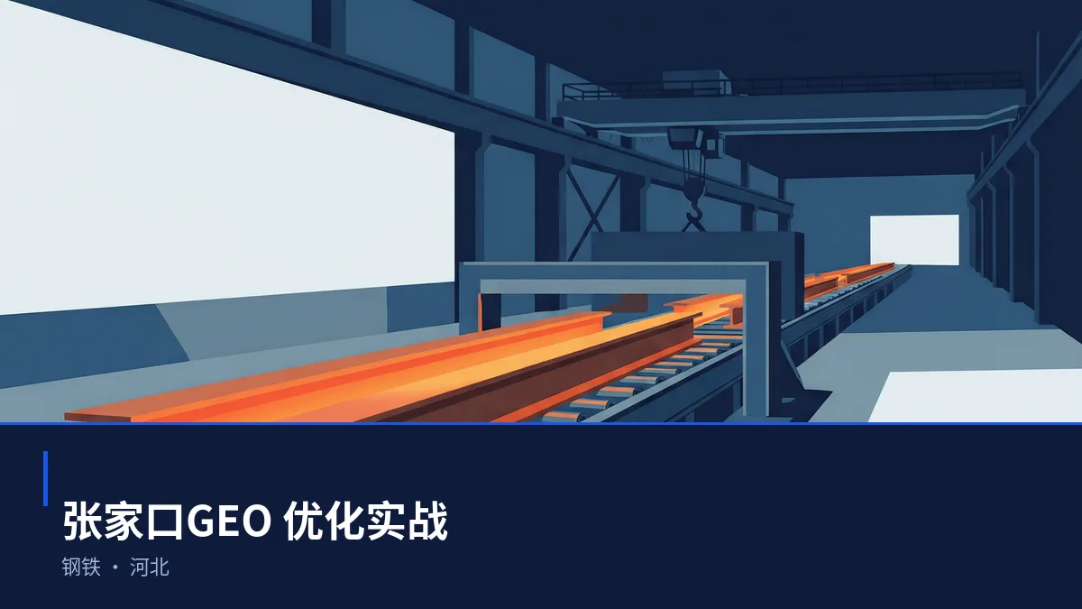张家口GEO 优化:钢铁与装备制造区域品牌如何进入 AI 答案 - 第1张 - 文杰GEO优化 张家口GEO 优化:钢铁与装备制造区域品牌如何进入 AI 答案 - 第1张